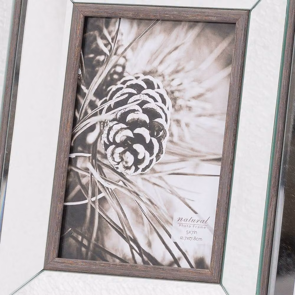 Hill Interiors Tristan Single Rectangular Wood Photo Frame, Brown, 10 x 15 cm – 3