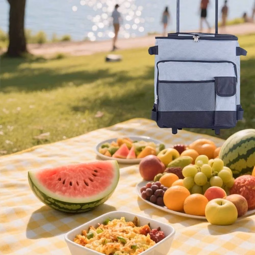 EONLION 43L Portable Travel Cool Box in Grey – 4