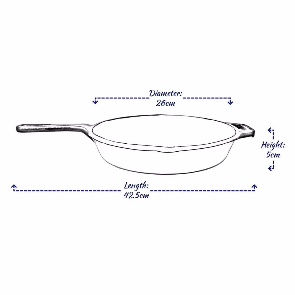Nordara Black Cast Iron Seasoned Grill Pan – 2