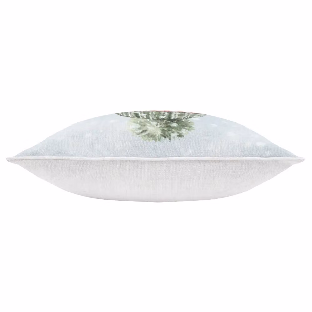 Evans Lichfield Winter Rabbit Printed Velvet Cushion, Multicolour, W/D/H: 43 x 43 x 43 cm – 3