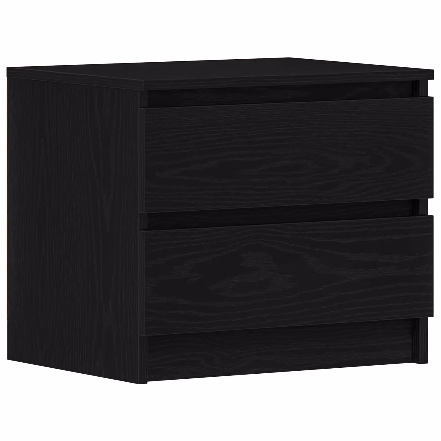 Berkfield Home Modern Black Oak Nightstand, W: 50 cm, D: 40 cm, H: 43.5 cm – 2