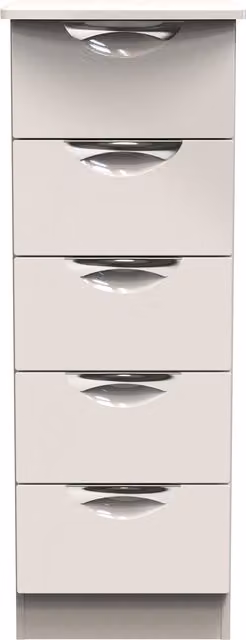 2 U Holborn 5 Drawer Tallboy in Taupe