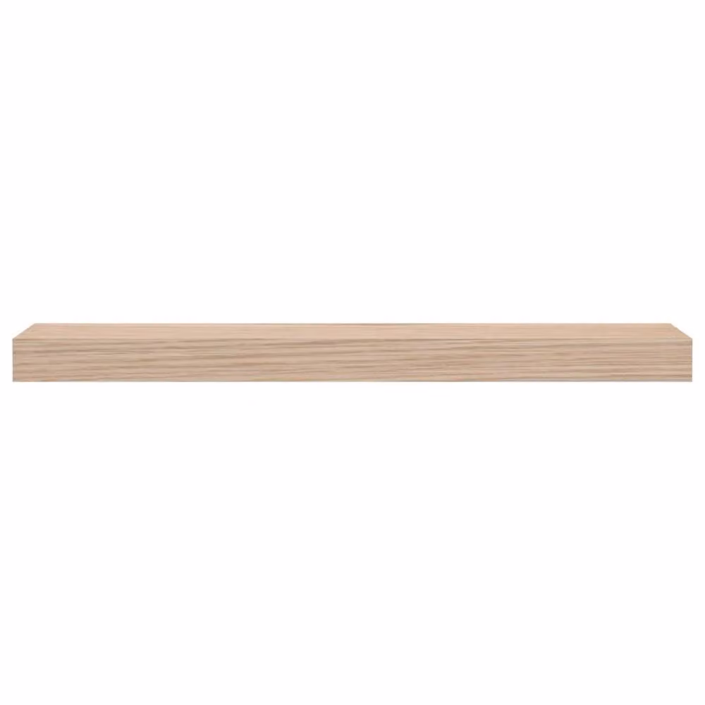 Berkfield Home Floating Shelves, 2 Pack, Light Oak Engineered Wood, W: 60 cm, D: 23.5 cm, H: 4 cm – 3