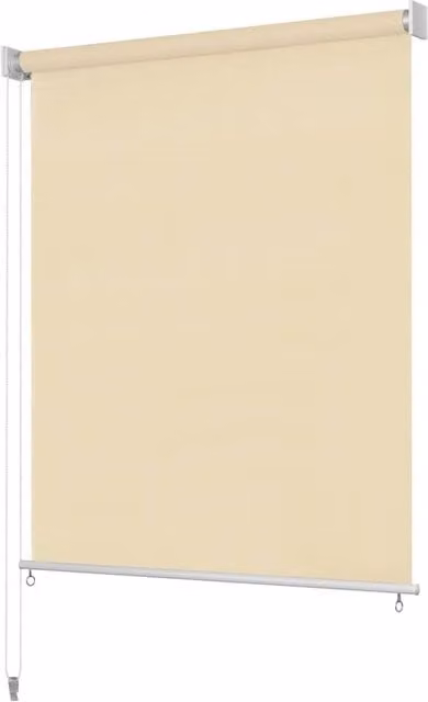 Berkfield Home Outdoor Roller Blind, Beige, W: 140 cm, H: 230 cm