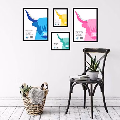 Wee Blue Coo White Wooden A3 Rectangular Picture Frame with Acrylic Safety Glass, W: 29.7 cm, H: 42 cm – 2