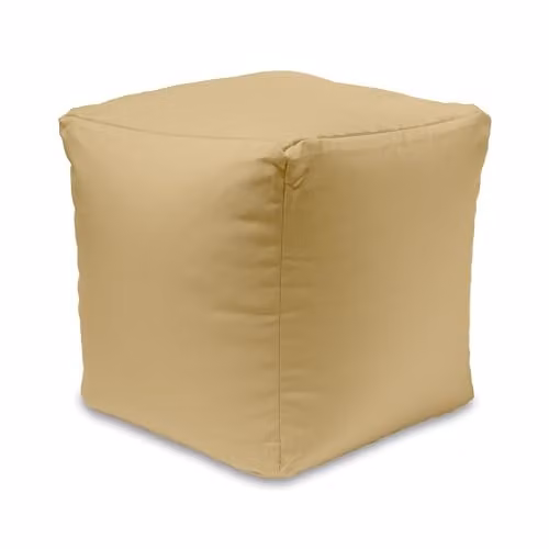 Home Sweet Home UK Waterproof Cube Bean Bag Footstool in Mink, W/D/H: 40 x 40 x 40 cm – 1