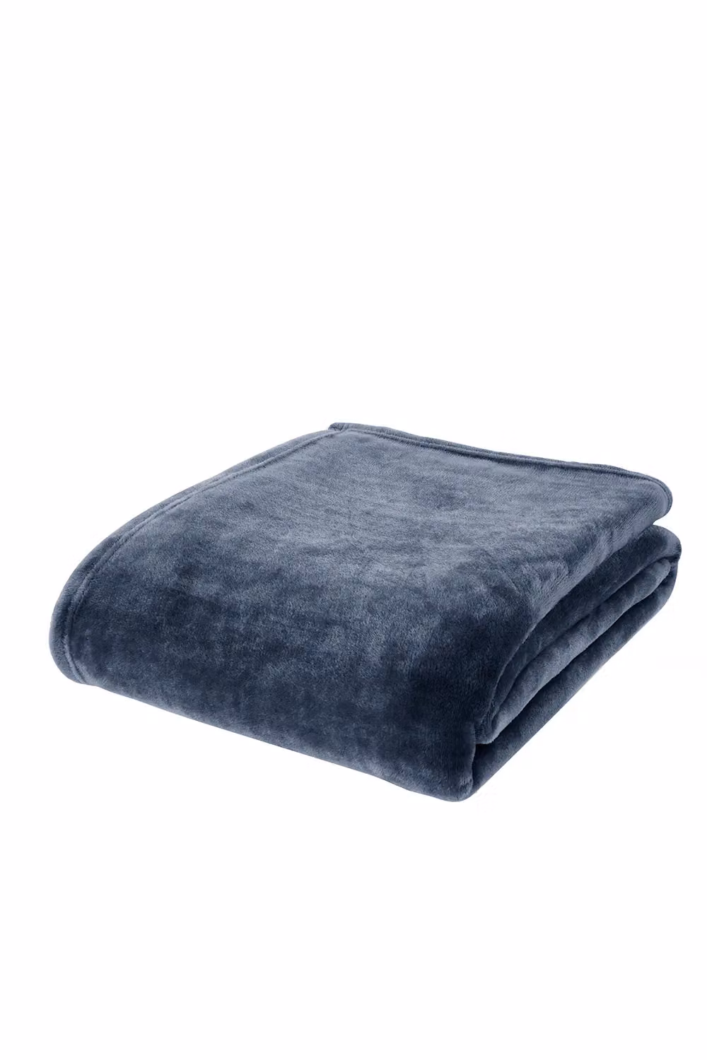 Catherine Lansfield Extra Large Raschel Velvet Touch Blanket Throw in Navy Blue, W: 200 cm, D: 240 cm – 2