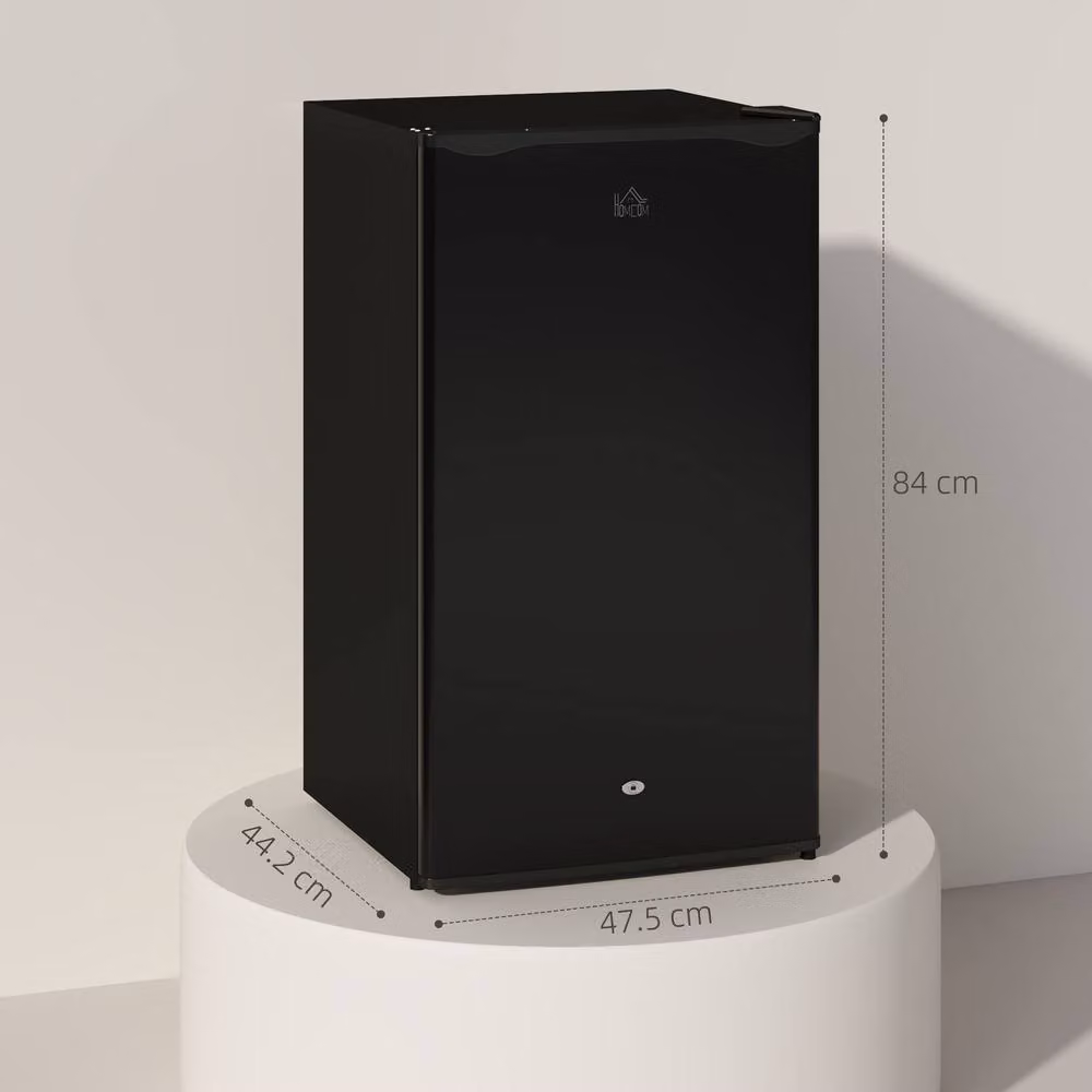Rolipo 91L Black Under Counter Freestanding Fridge with Lock and Zero Degree Zone – 3