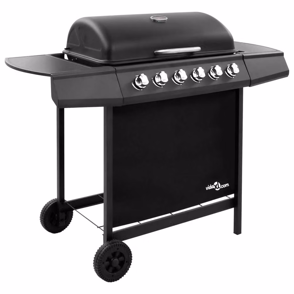Berkfield Home 6 Burner Gas BBQ Grill in Black – 2