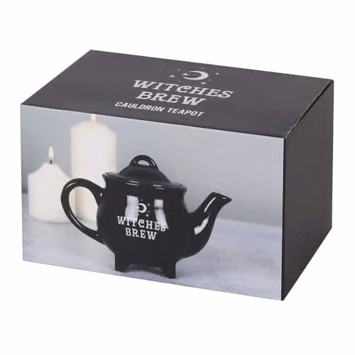 Spirit of Equinox Black Ceramic Teapot – 3