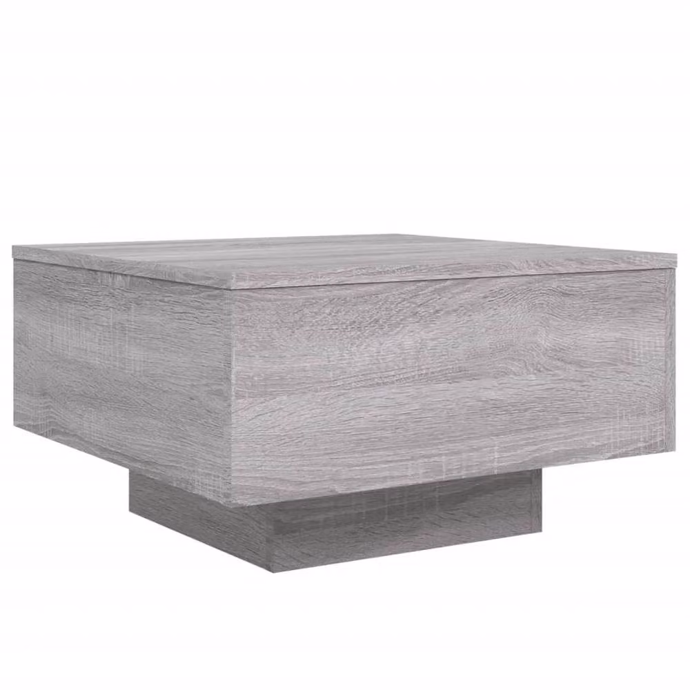 Berkfield Home Modern Square Coffee Table in Grey Sonoma, W/D/H: 55 x 55 x 31 cm – 2