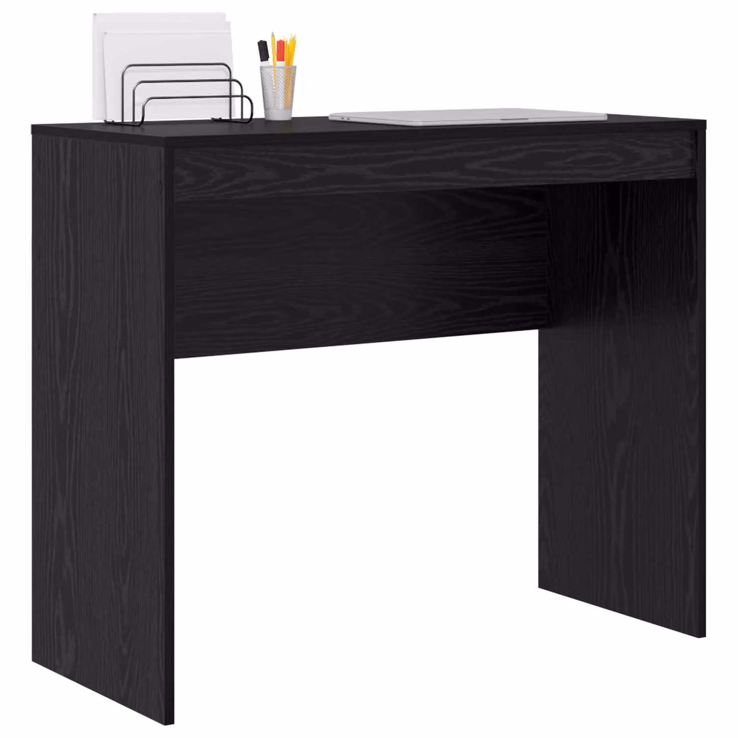 Berkfield Home Modern Writing Desk in Black Oak, W/D/H: 90 x 40 x 76 cm – 3