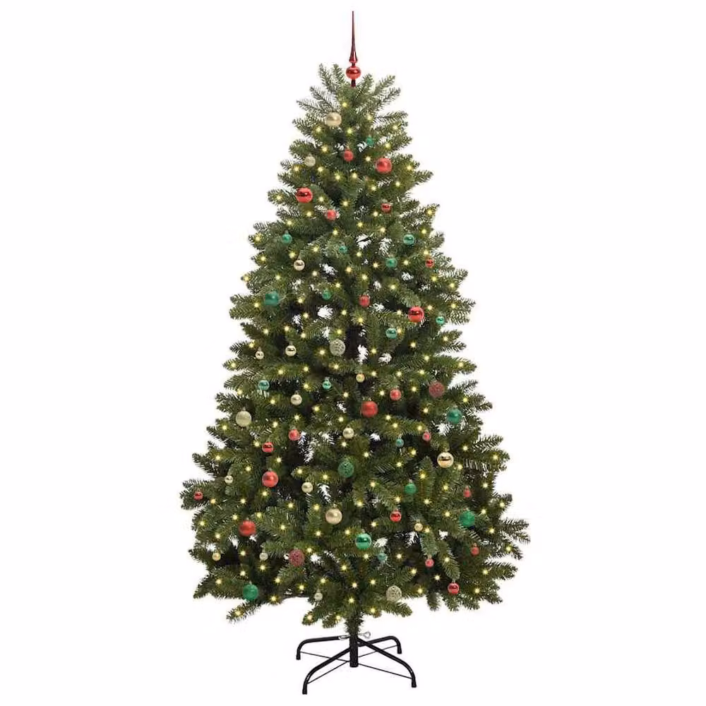 Berkfield Home Artificial Green Christmas Tree with Stand, Height: 270 cm – 3