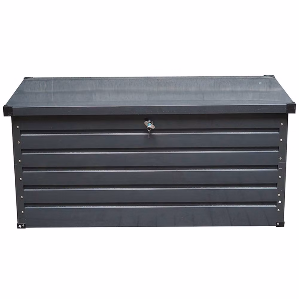 Gr8 Garden Anthracite Grey 420L Metal Garden Storage Box – 6