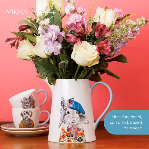 Mikasa White Ceramic Jug, 1.2 l – 5