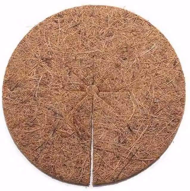 Coir Products Brown Coir Fibre and Latex Mulch Mats, Pack of 20, W: 18 cm x L: 18 cm