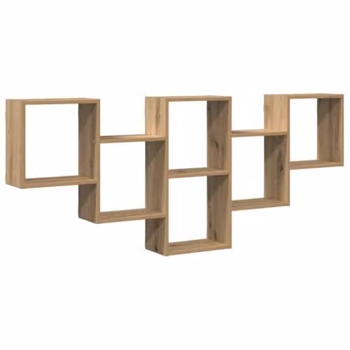 vidaXL Wall Shelf in Artisan Oak, Brown, W/D/H: 159 x 18 x 66 cm – 1