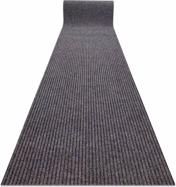 RugsX Brown Non-Slip Polypropylene Runner, W: 80 cm, L: 140 cm