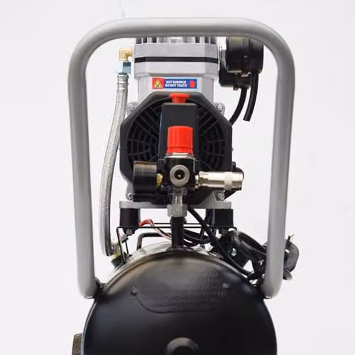 SIP QT Air Compressor Ultra Low Noise Oil-Free Direct Drive, Black, 24L, 1.1kW, 8 Bar, 116psi – 3
