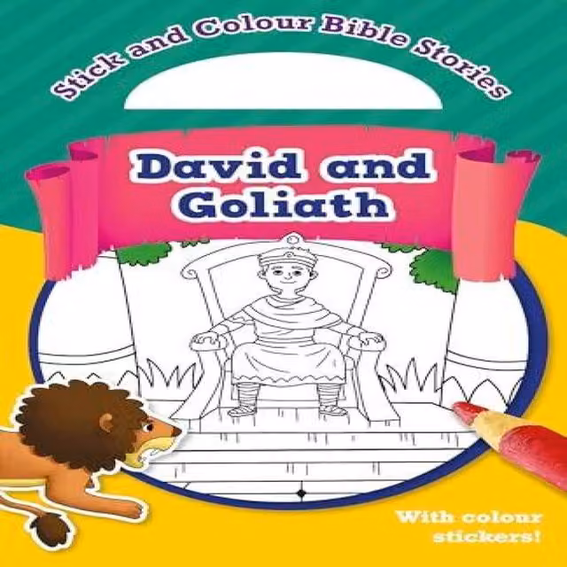 Authentic Media Colour Bible Stories: David & Goliath Multicolour Paper Book