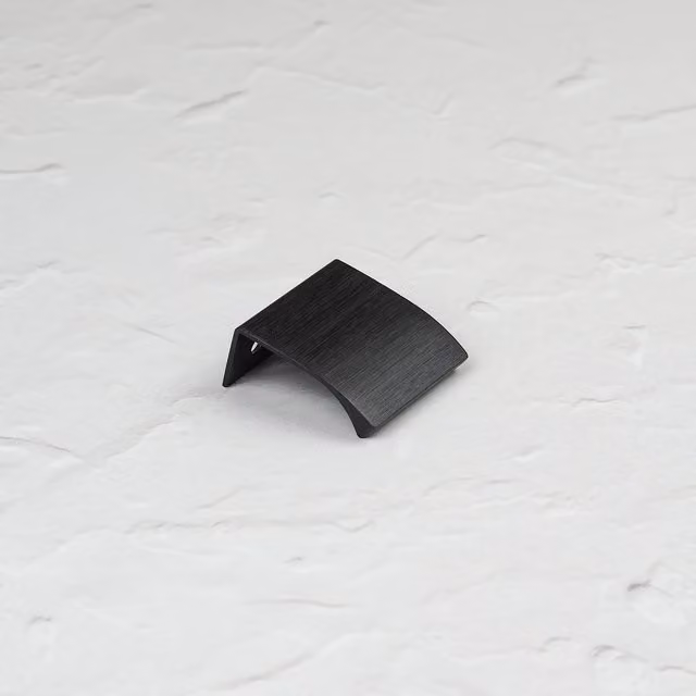 Handle & Home Matt Black Aluminium Profile Edge Flush Pull Handle