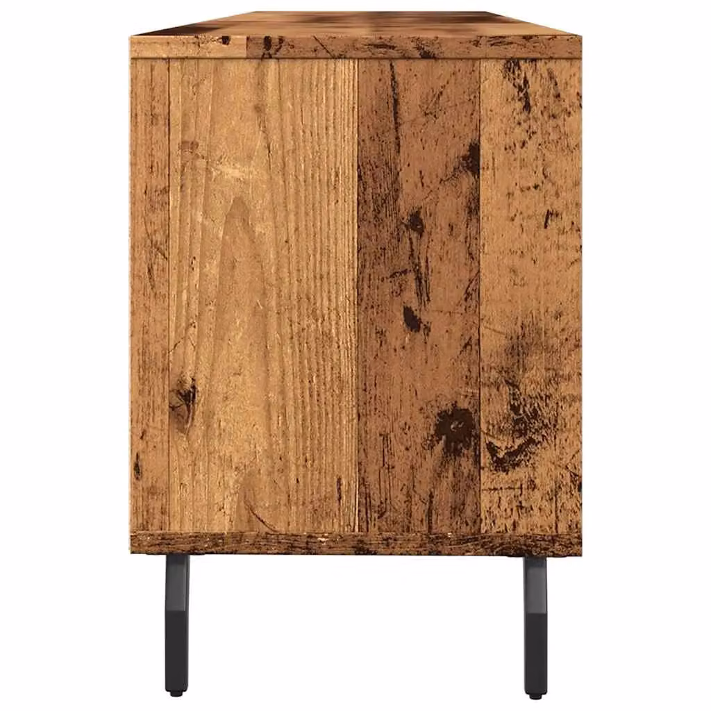 Berkfield Home Industrial TV Cabinet in Brown, W/D/H: 150 x 30 x 44.5 cm – 3