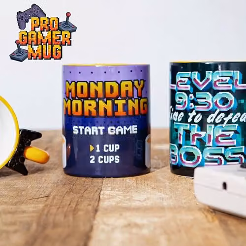 Boxer Gifts Monday Morning Pro Gamer Multicolour Ceramic Mug – 5