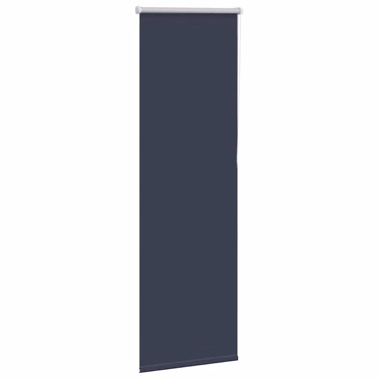 Berkfield Home Blue Blackout Roller Blind, Thermal Insulating Polyester Fabric, W: 40 cm, H: 150 cm