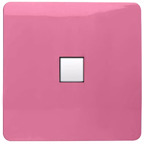 Trendi Artistic Modern Glossy Tactile Telephone Socket in Pink – 1