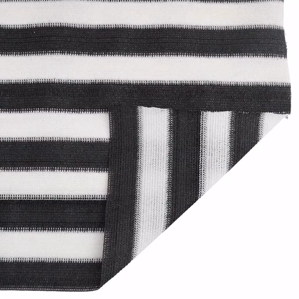 Berkfield Home Privacy Netting, Anthracite, White and Black, HDPE, 1.5 x 10 m – 4