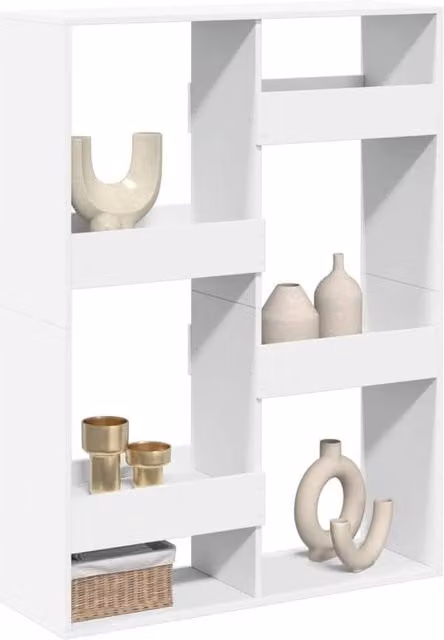 Berkfield Home White MDF Room Divider, W/D/H: 100 x 33 x 135 cm