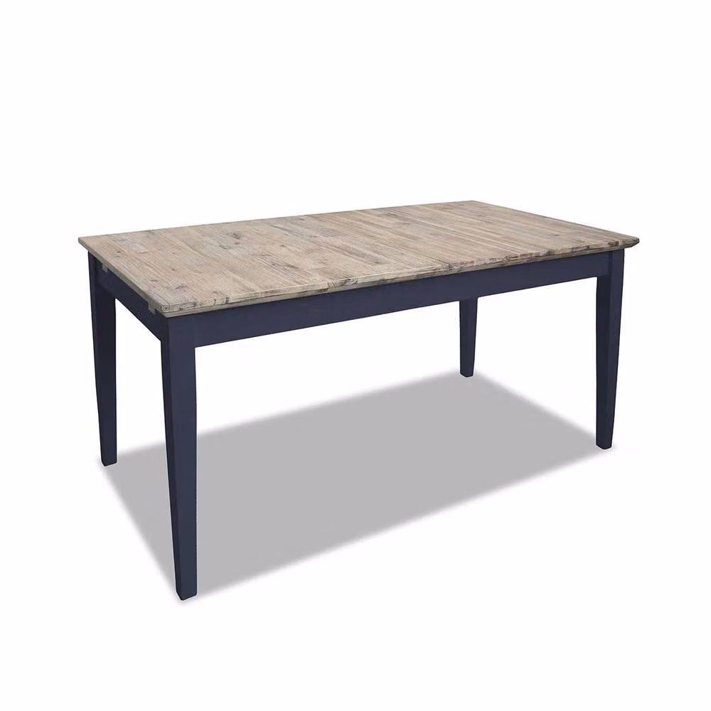 Statement Furniture Florence Rectangle Extendable Kitchen Dining Table in Blue, W/D/H: 140 x 74 x 74 cm – 6