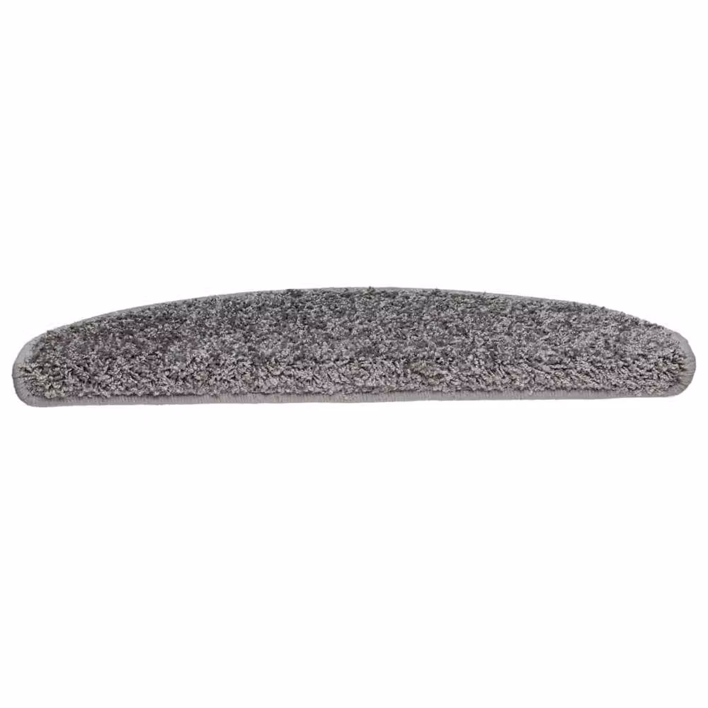 Berkfield Home Decorative Carpet Stair Treads, 15 Pieces, Grey, W: 65 cm, D: 21 cm, H: 4 cm – 3