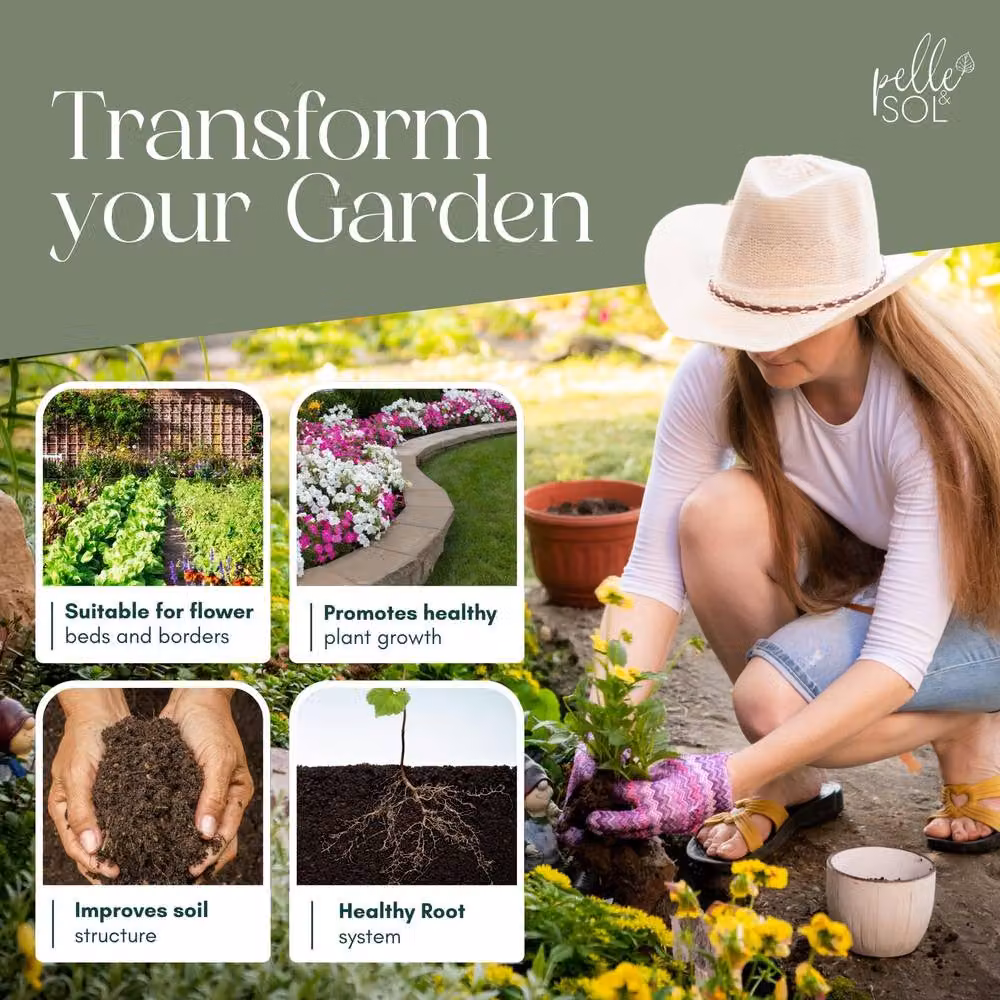Pelle & Sol All-Purpose Potting Soil for Indoor and Outdoor Plants, 40 l – 9
