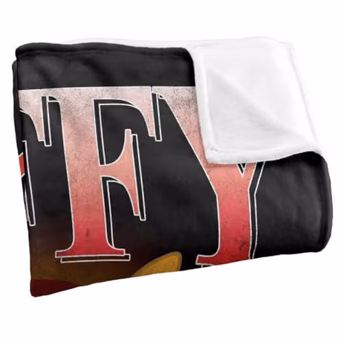 LOGOVISION Looney Tunes Daffy Duck Super Soft Silky Touch Fleece Throw Blanket, Multicolour, W: 152 cm, D: 127 cm – 2