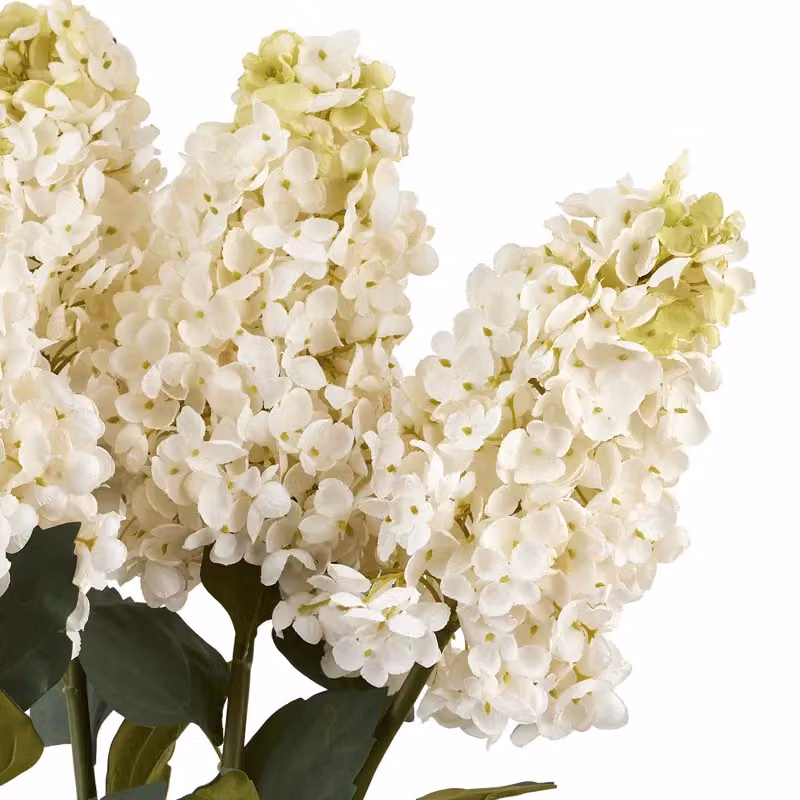Love Lace White Spear Hydrangea Artificial Textile Flower – 4