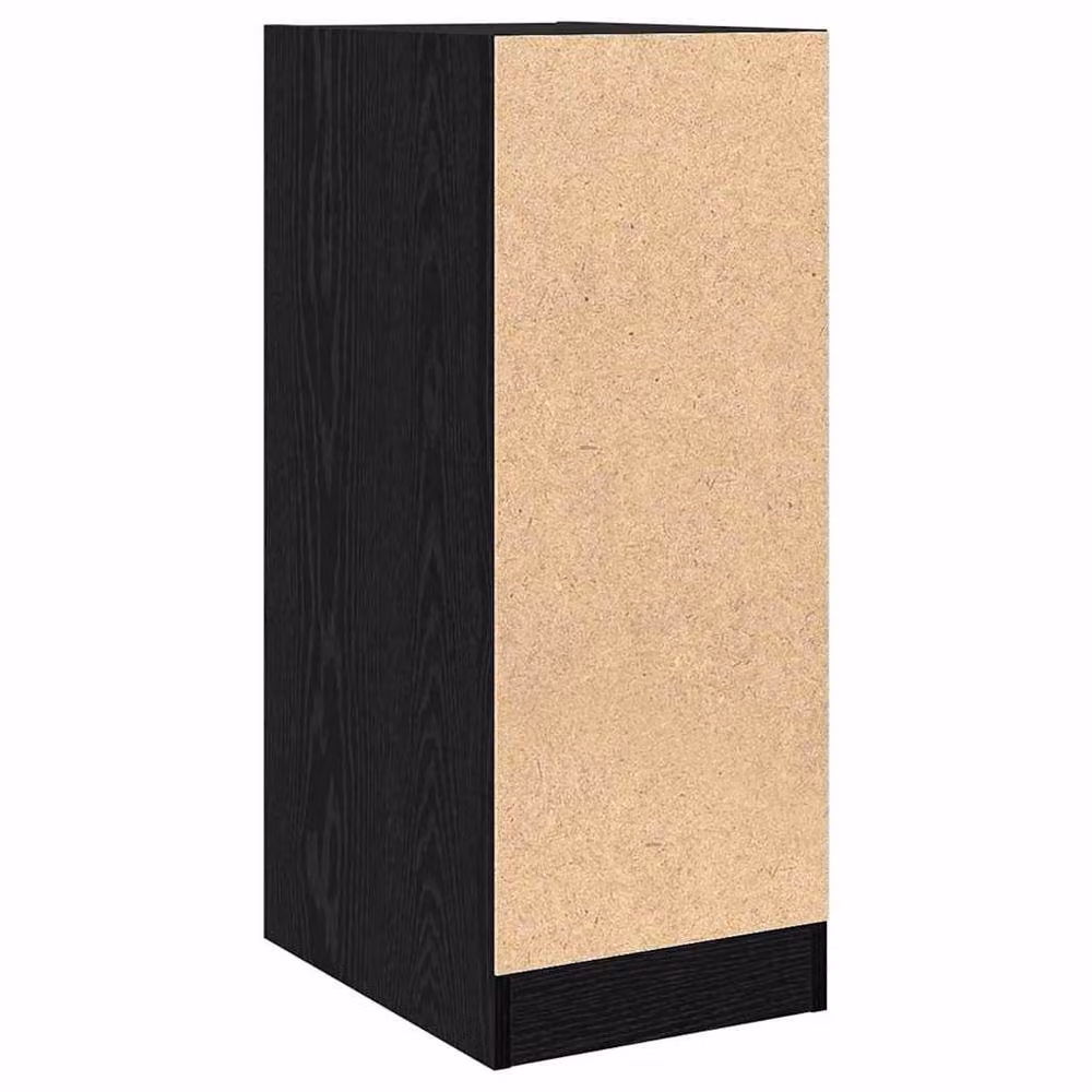 Berkfield Home Apothecary Cabinet in Black Oak, W/D/H: 30 x 41 x 77.5 cm – 5