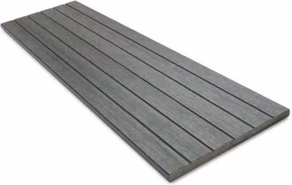 Ecoscape Forma Composite Decking Flat Trim, Grey, W: 150 mm x L: 3000 mm