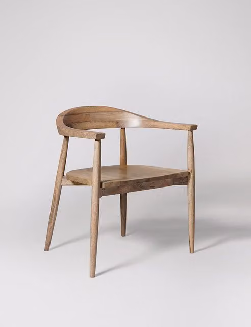 Swoon Olsen Mango Wood Dining Chair in Light Brown