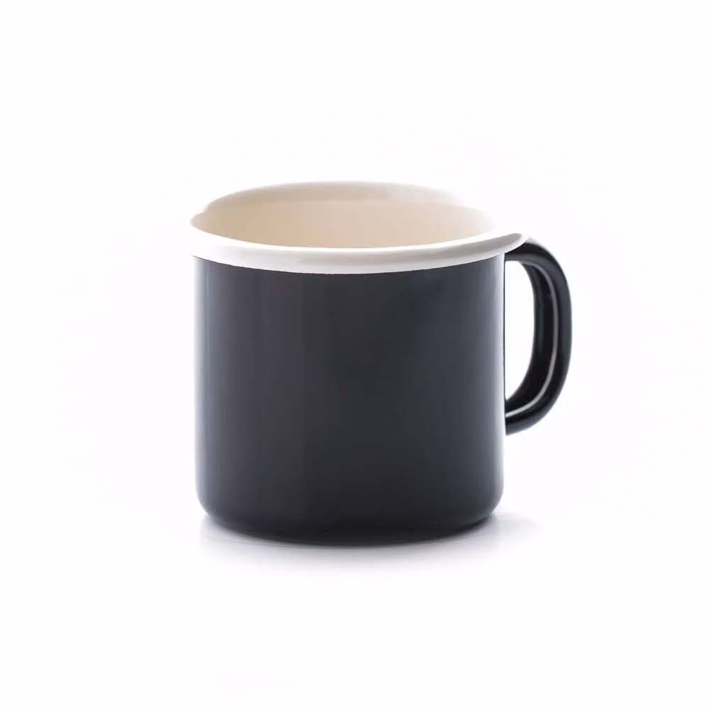 dexam Vintage Home Espresso Enamelware Mug, Black – 2
