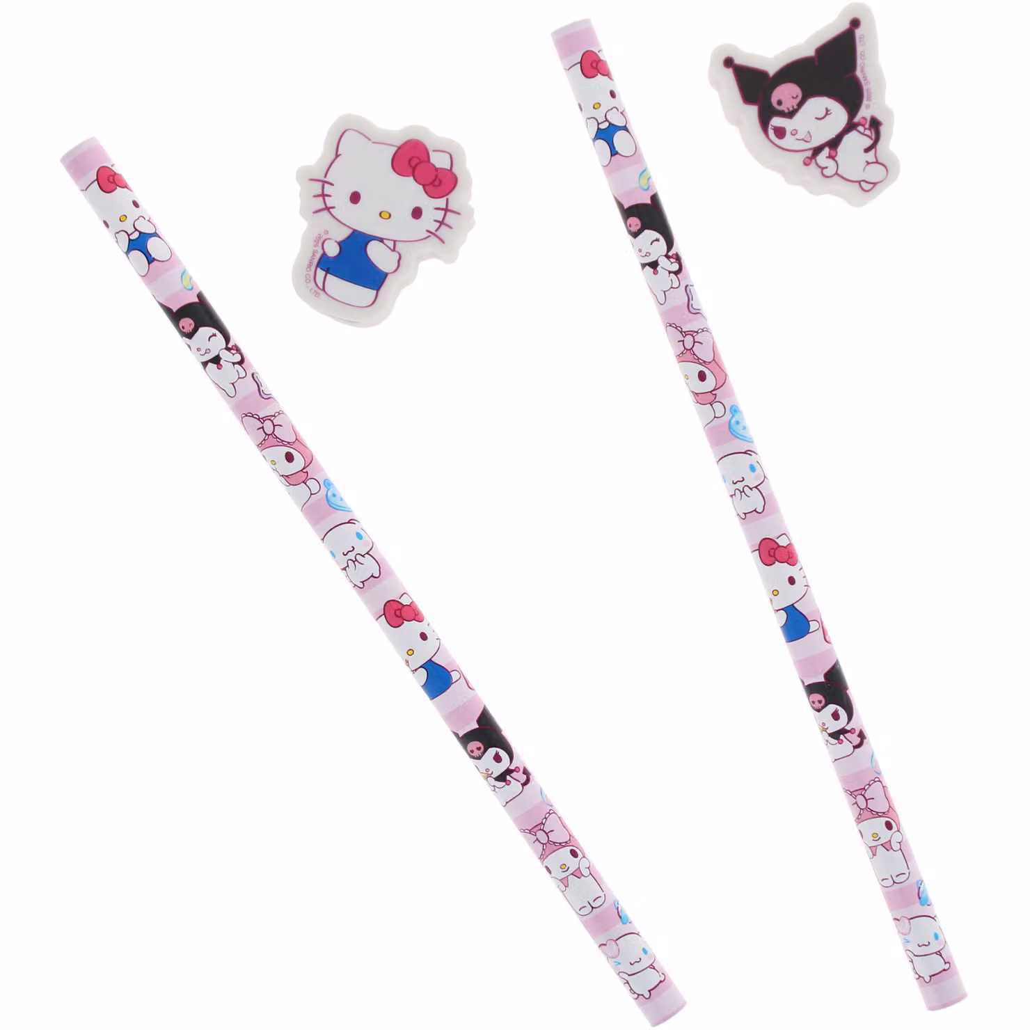 Blueprint Collections Hello Kitty and Friends Blue and Multicolour Graphite Pencil Set – 2