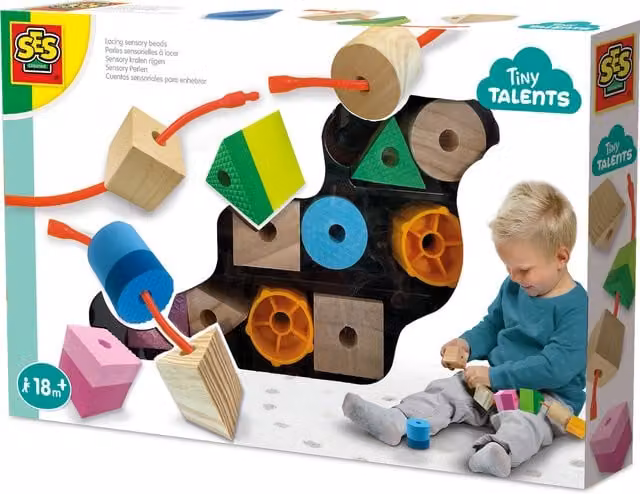 SES Multi-colour and White Lacing Sensory Beads for Motor Skill Development