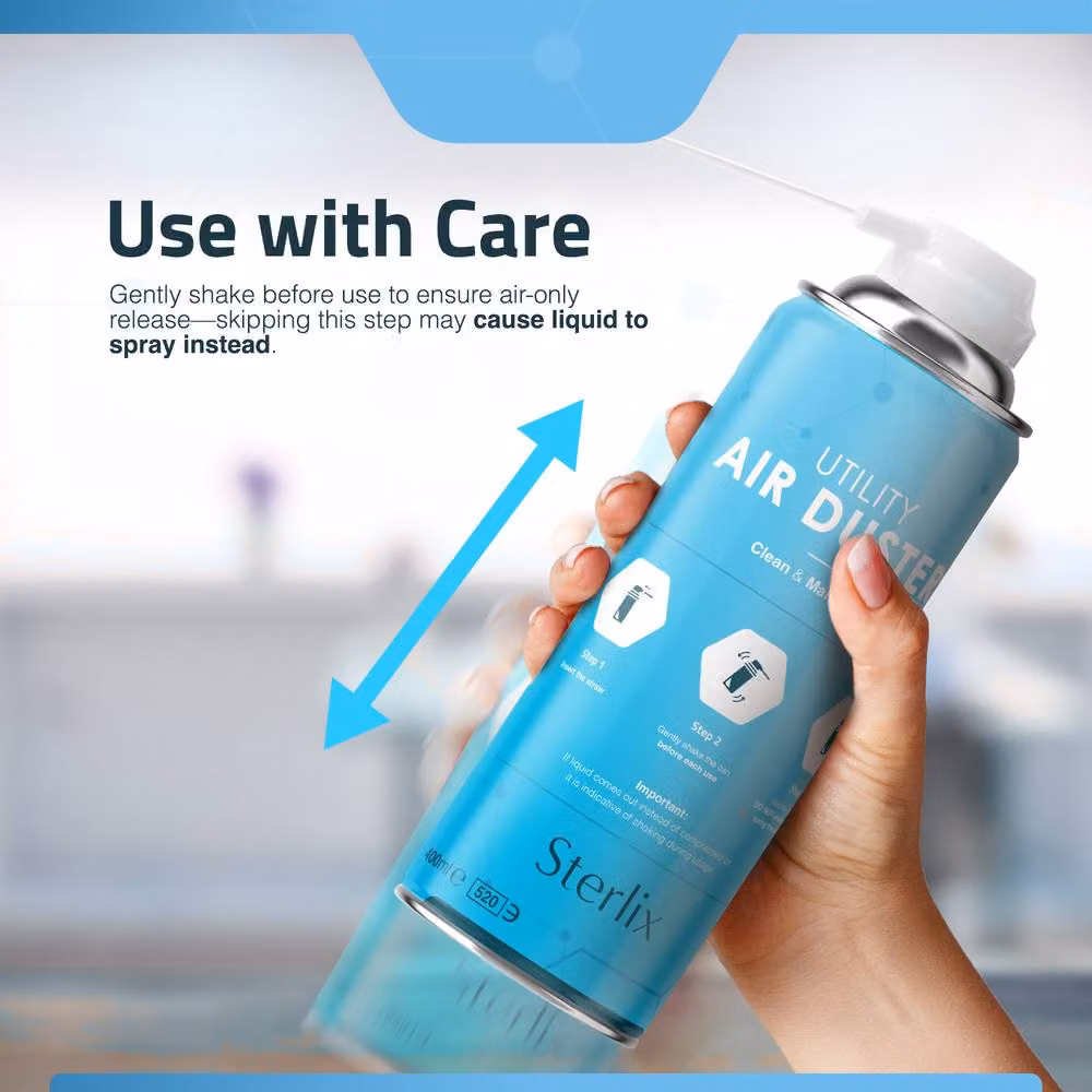 Sterlix Compressed Air Spray Dust Cleaner, 400ml, Blue – 4