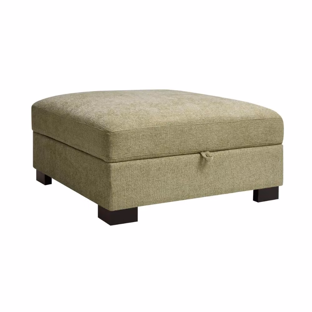 Home Detail Tate Storage Footstool in Green, W/D/H: 48 x 48 x 48 cm – 2