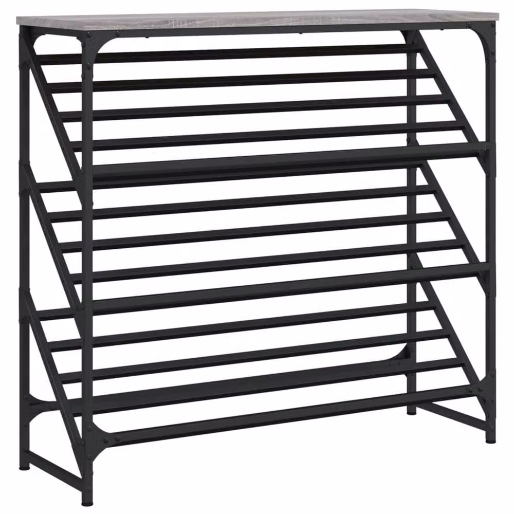 Berkfield Home Grey Sonoma Shoe Rack, W/D/H: 90 x 30 x 85 cm – 3