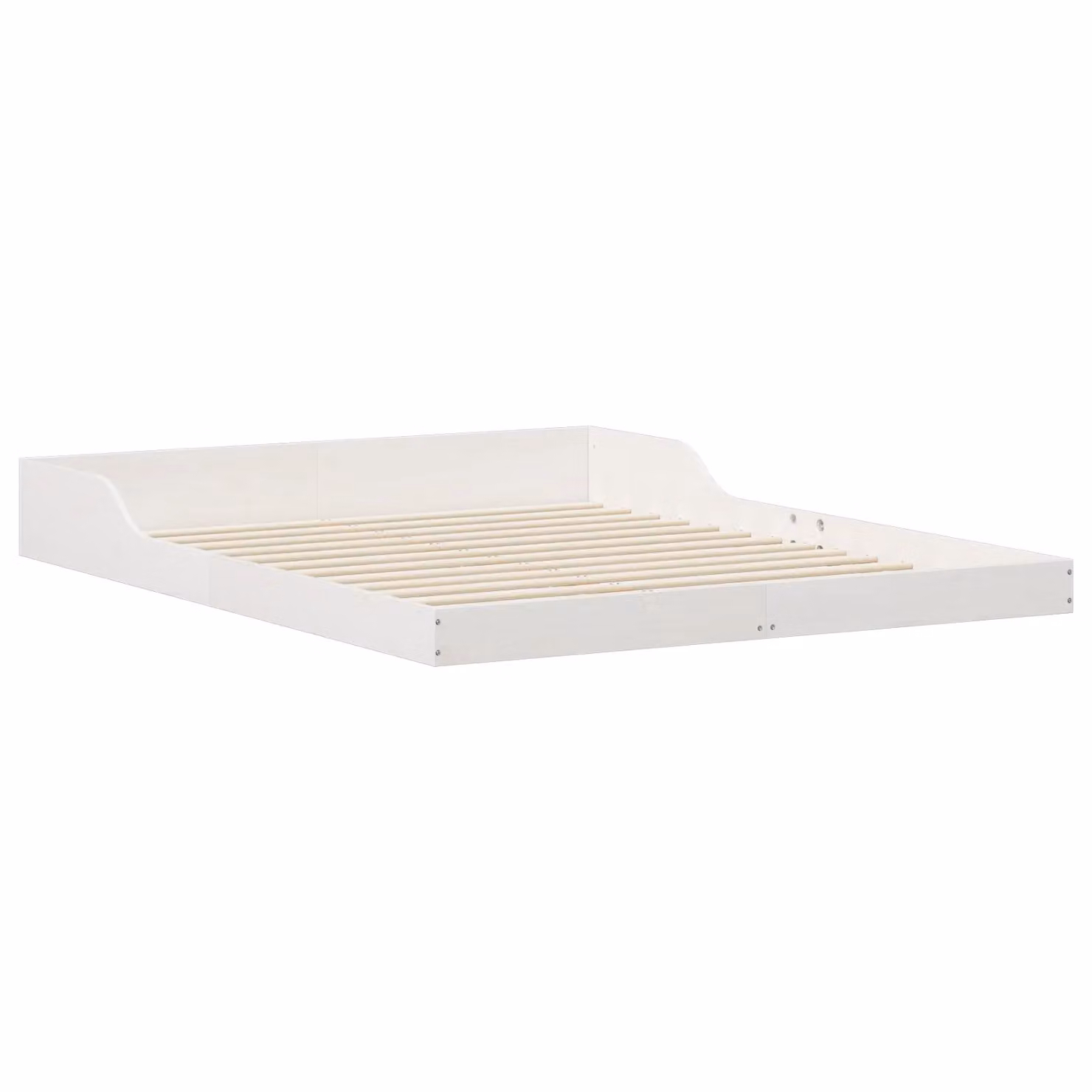 Berkfield Home White Solid Pine Wood Mattress, W: 160 cm, L: 210 cm – 2