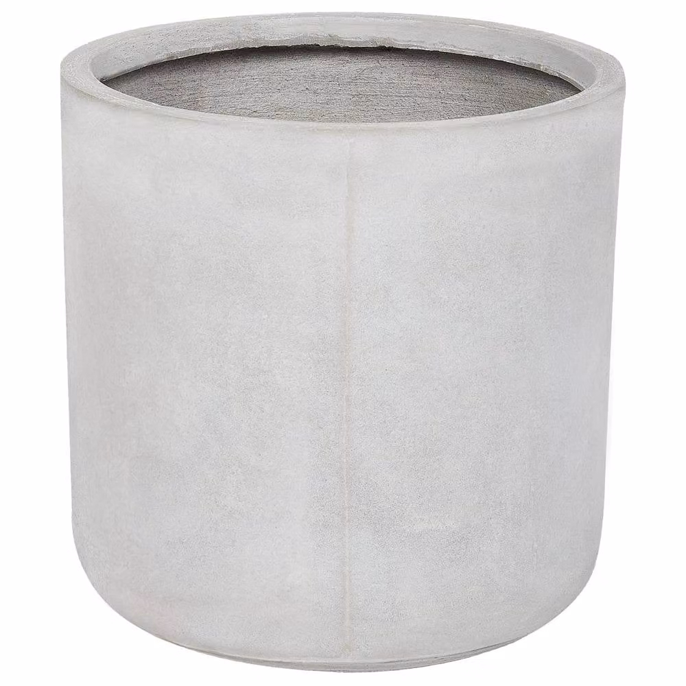 Wyld and Coco Grey Ceramic Round Planter Pot, W: 34 cm, D: 33 cm – 2