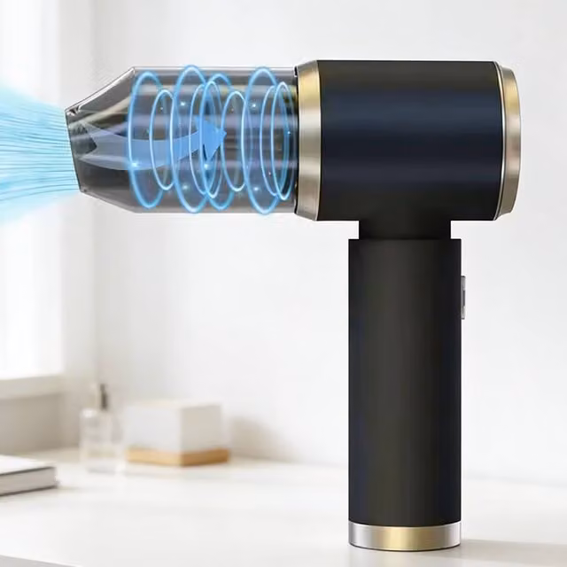 Ventryn Black Cordless Wet and Dry Handheld Car Vacuum Cleaner with Strong Suction