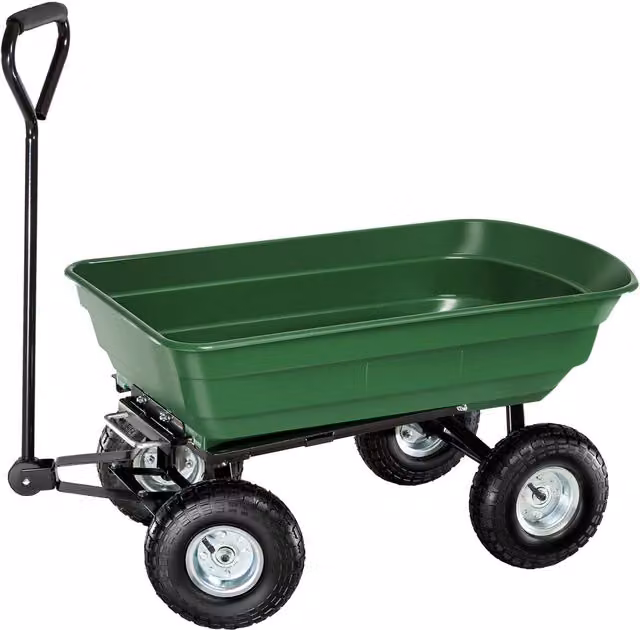 tectake Garden Trolley in Green