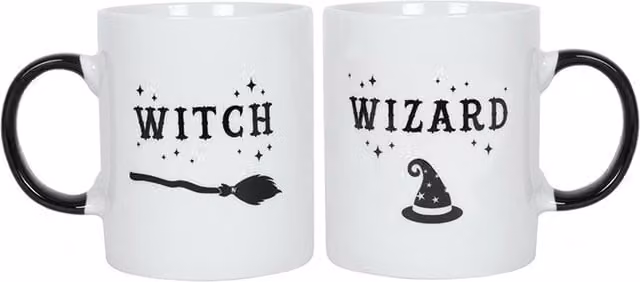 KDMK Ceramic Mug Set in White, Pack of 2